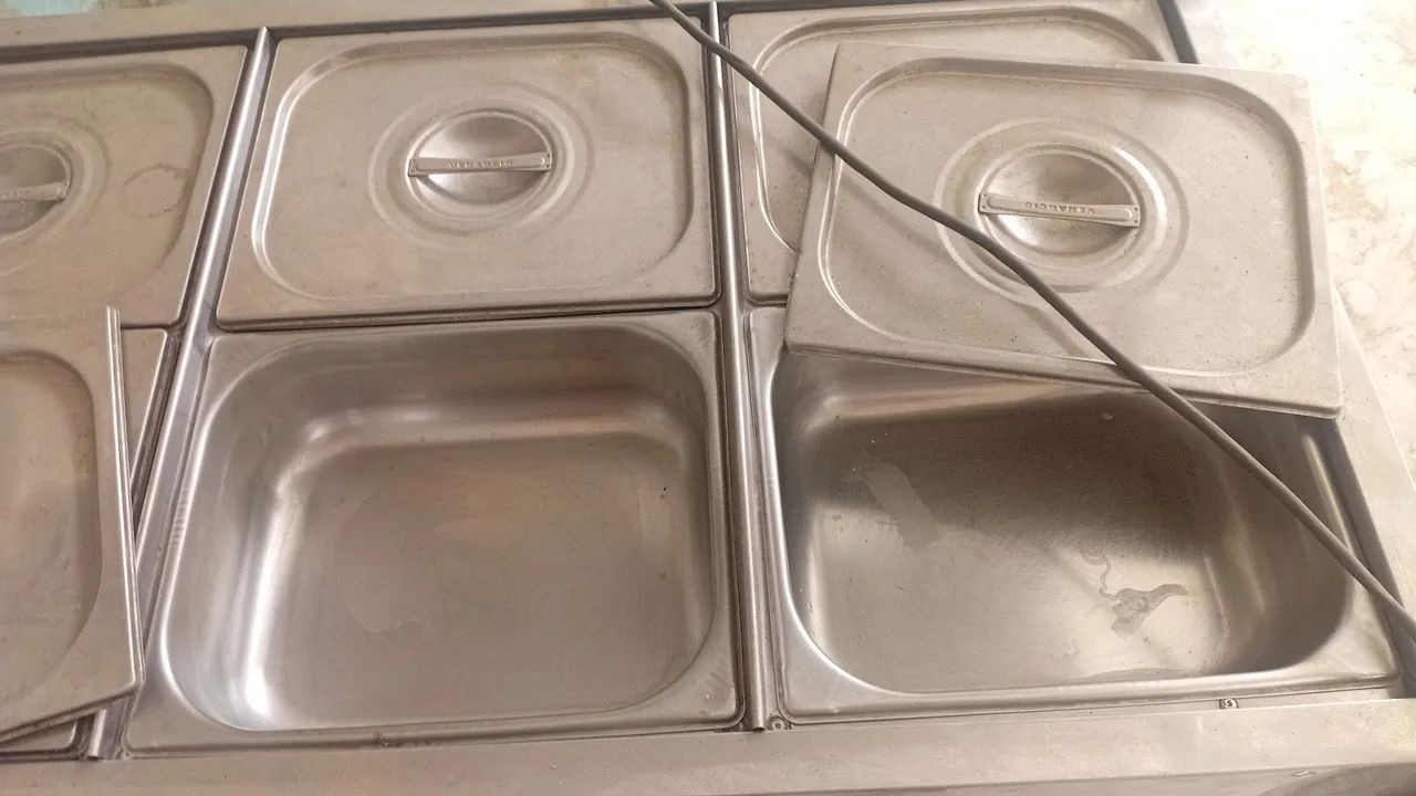Buffet que esquenta em perfeito estado chama *54