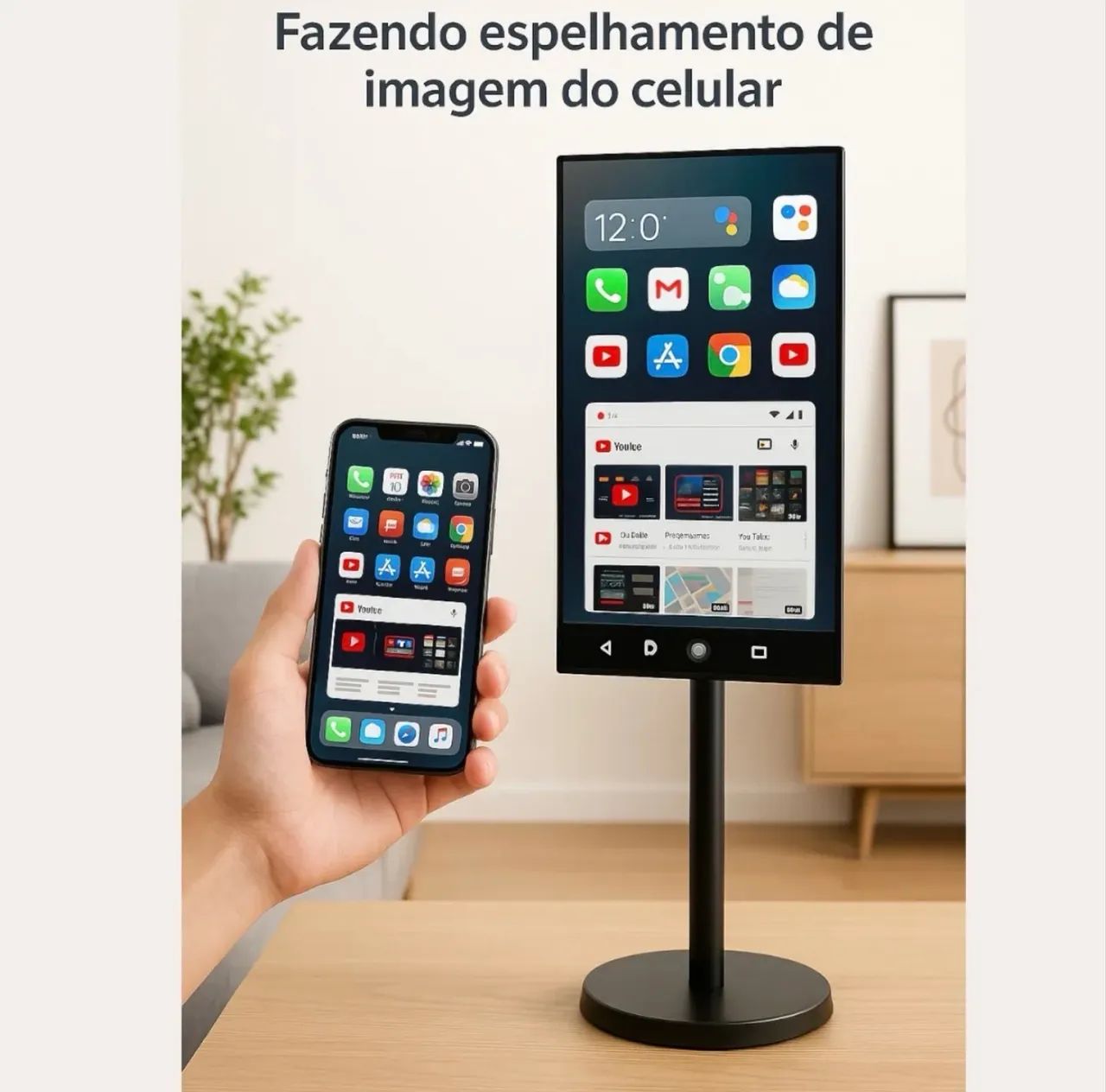 TV MONITOR INTELIGENTE COM TOUCH SCREEN DE 32 POLEGADAS, EM 10x SEM JUROS. - Foto 4