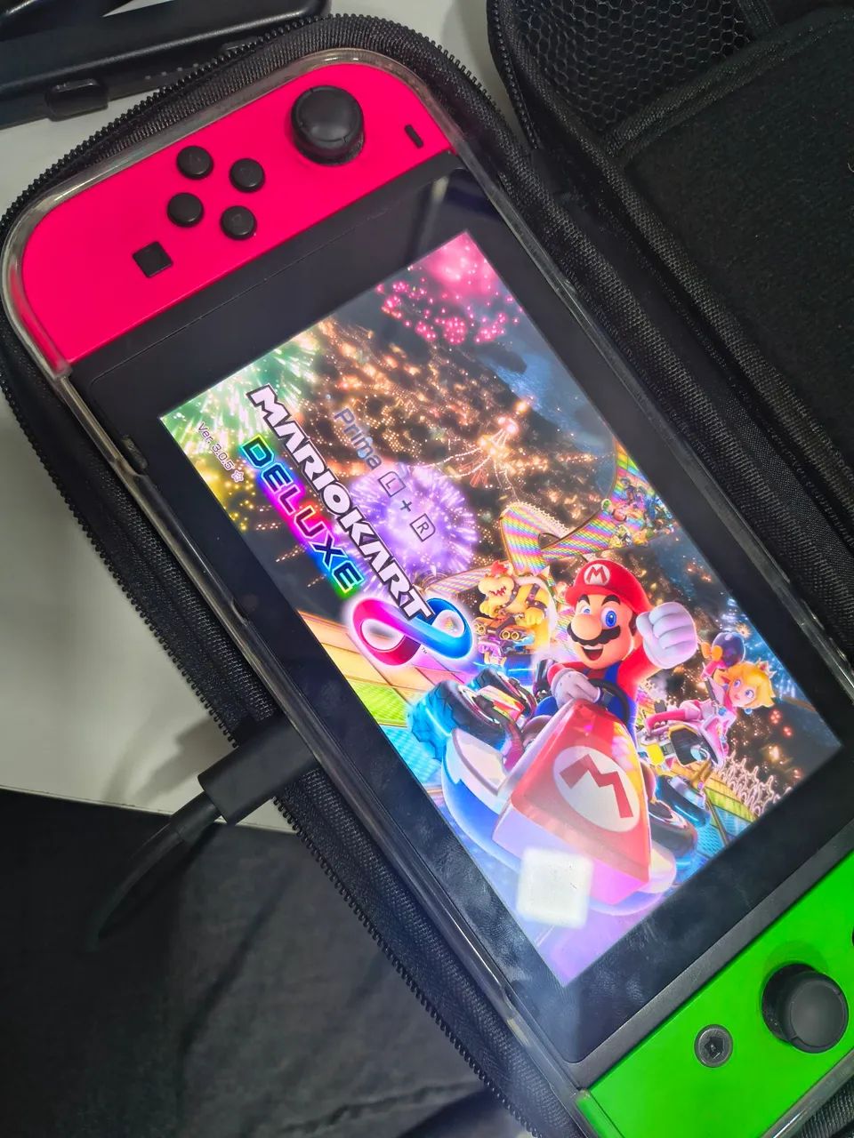 NINTENDO SWITCH V2 DESBLOQUEADO + ACESSÓRIOS  - Foto 3