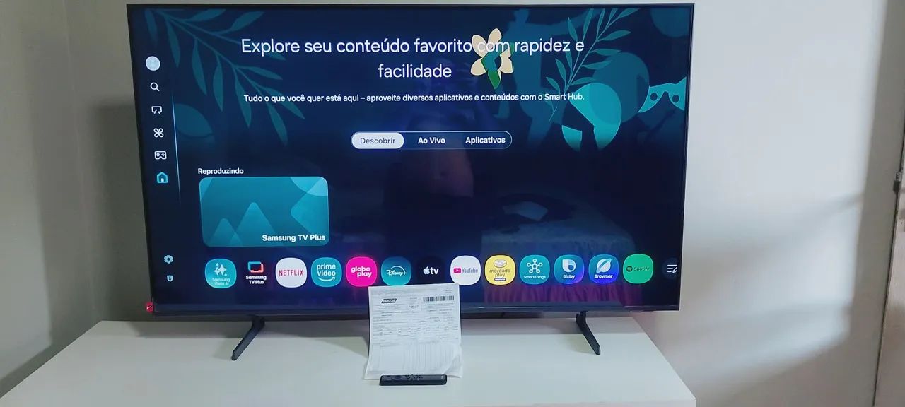 Televisão de 55 polegadas Samsung ultra 4k smart vision QLED Nova  - Foto 3