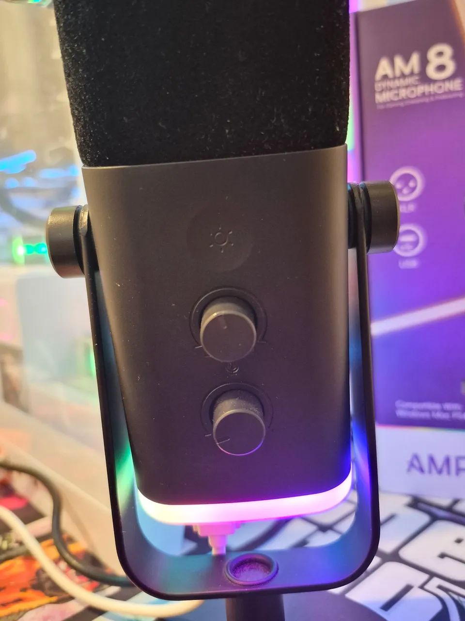 Microfone Fifine AM8 Ampligame Novo  - Foto 4