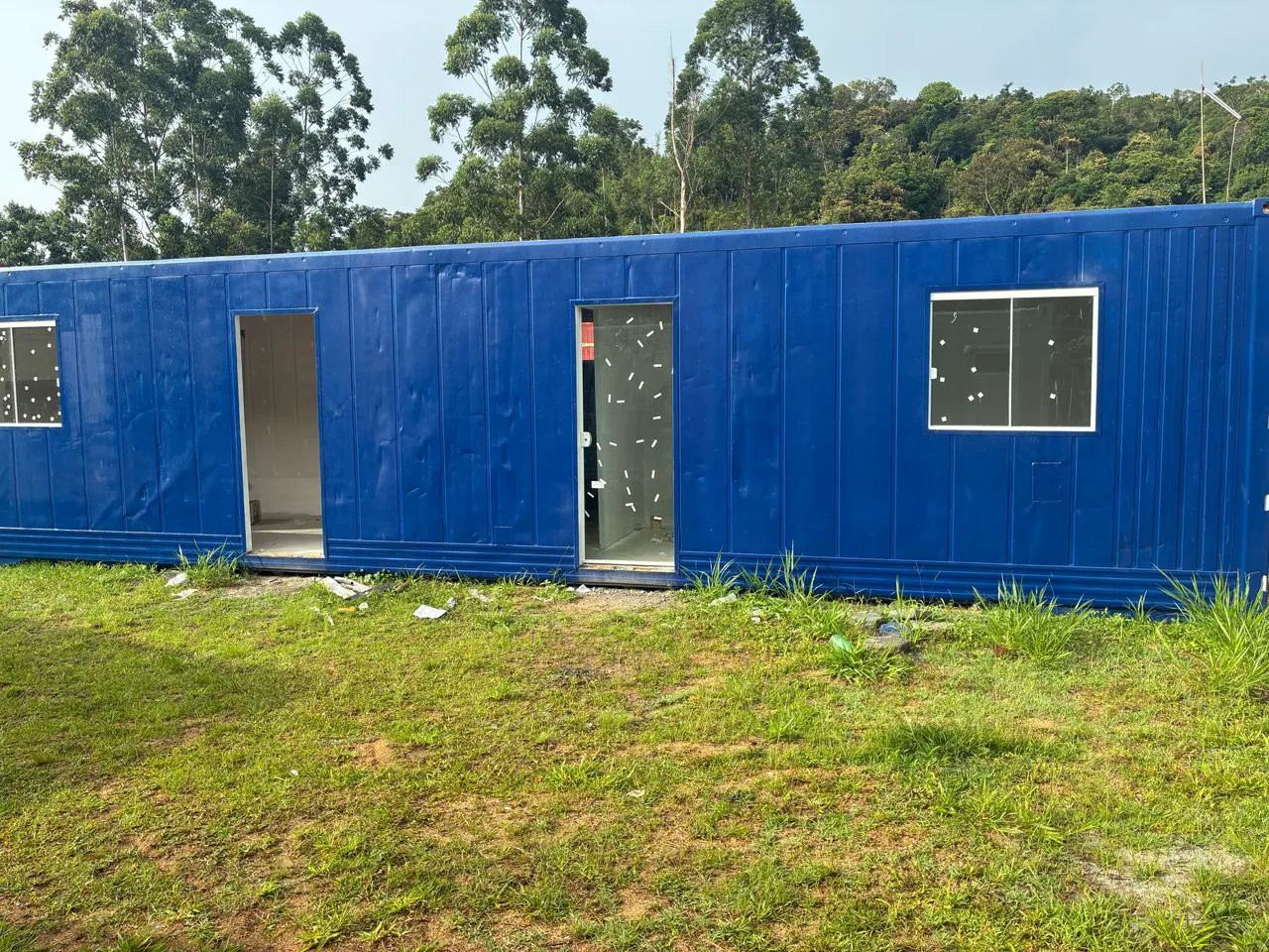 Container kit net dupla pronto , piso elétrica hidráulica pintura 