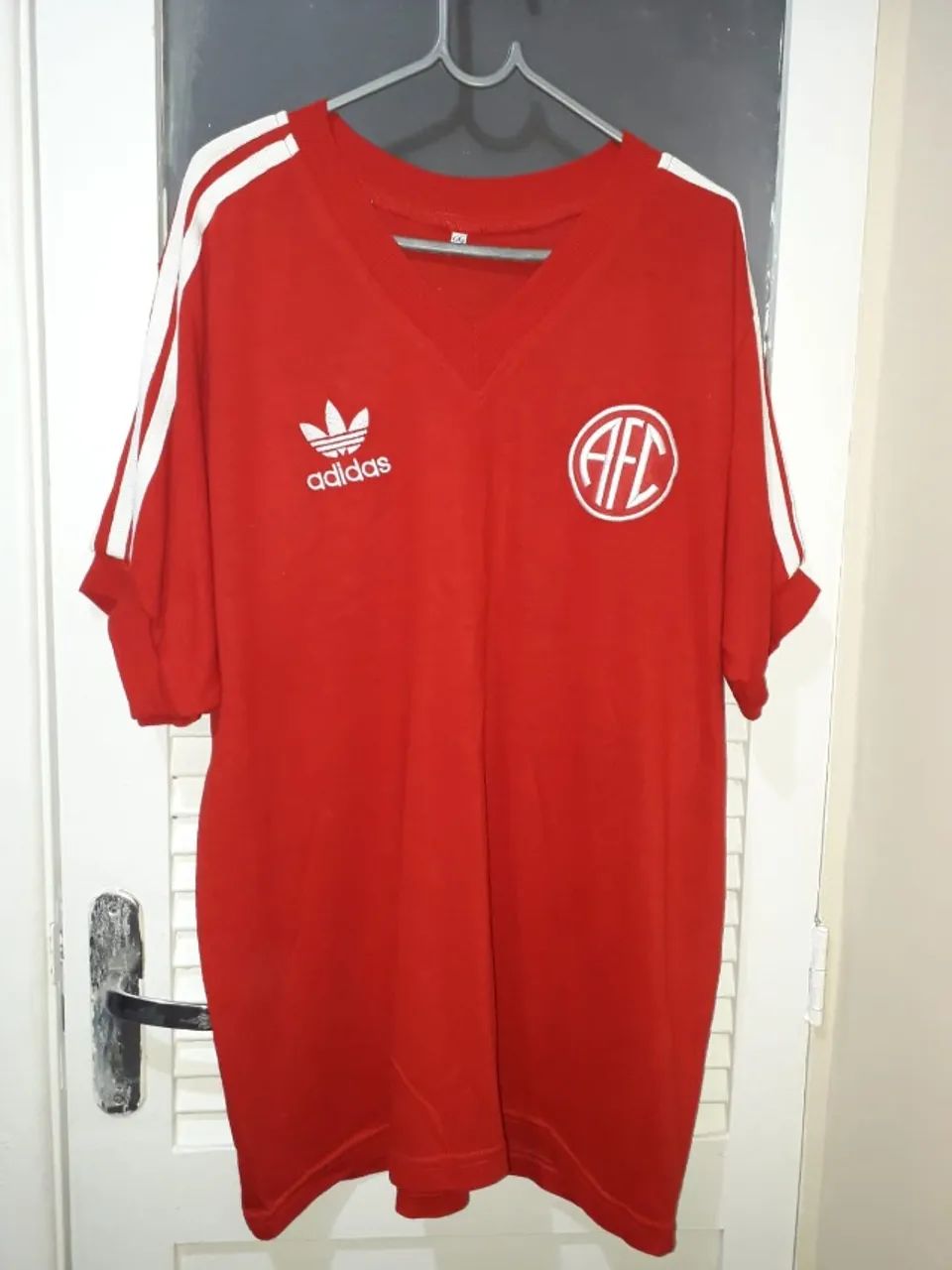 Camisa América RJ Retrô Vermelha Tamanho GG Linda Histórica