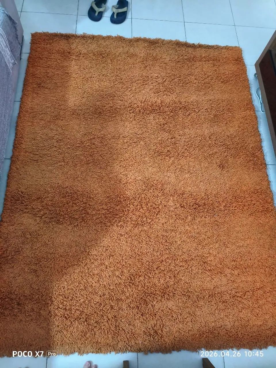 Tapete 2,00 X 1,52m Laranja - Foto 2
