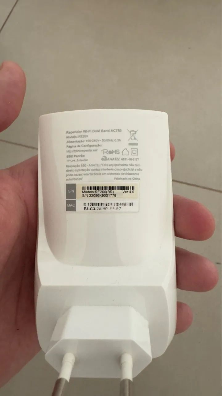 REPETIDOR DE SINAL WIFI TP-Link V1 branco - Foto 4