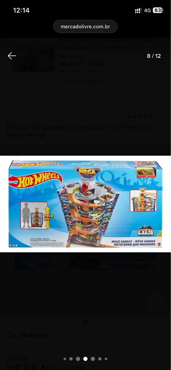 Mega garagem Hotwheels - Foto 5