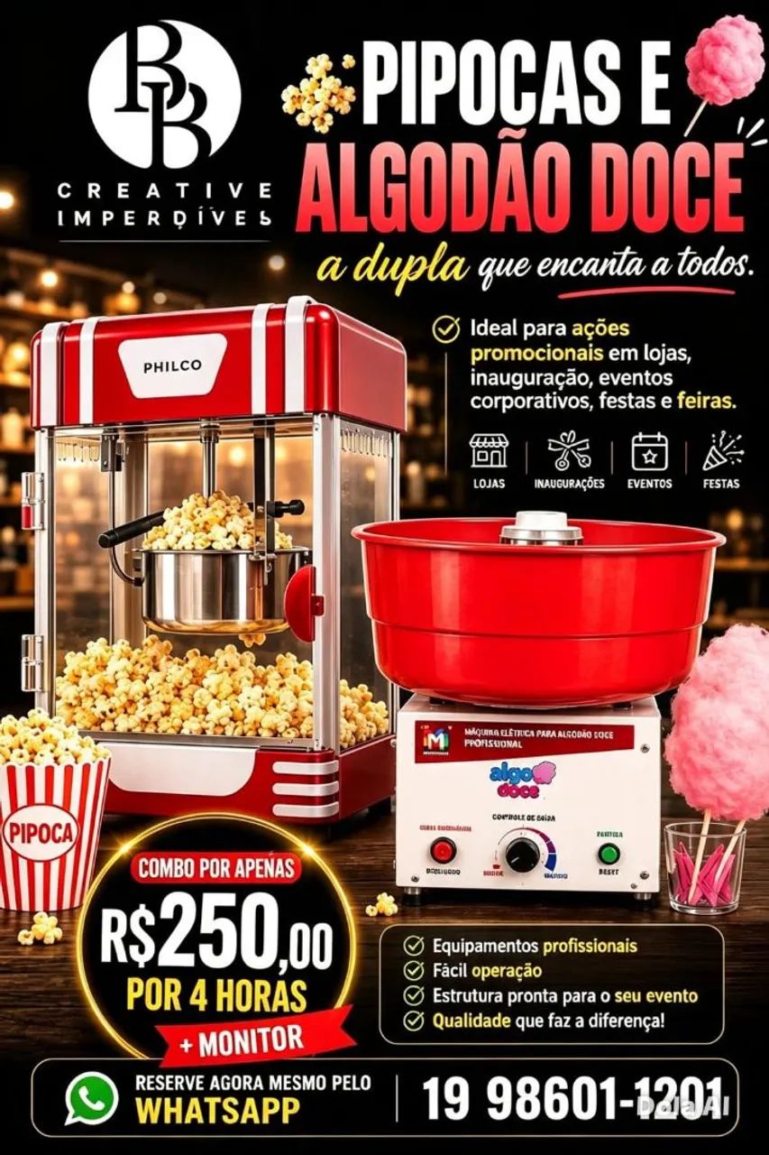 Pipoca e Algodão Doce ?