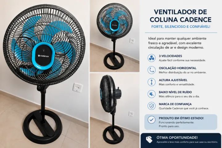 Ventilador de coluna cadence - Foto 4