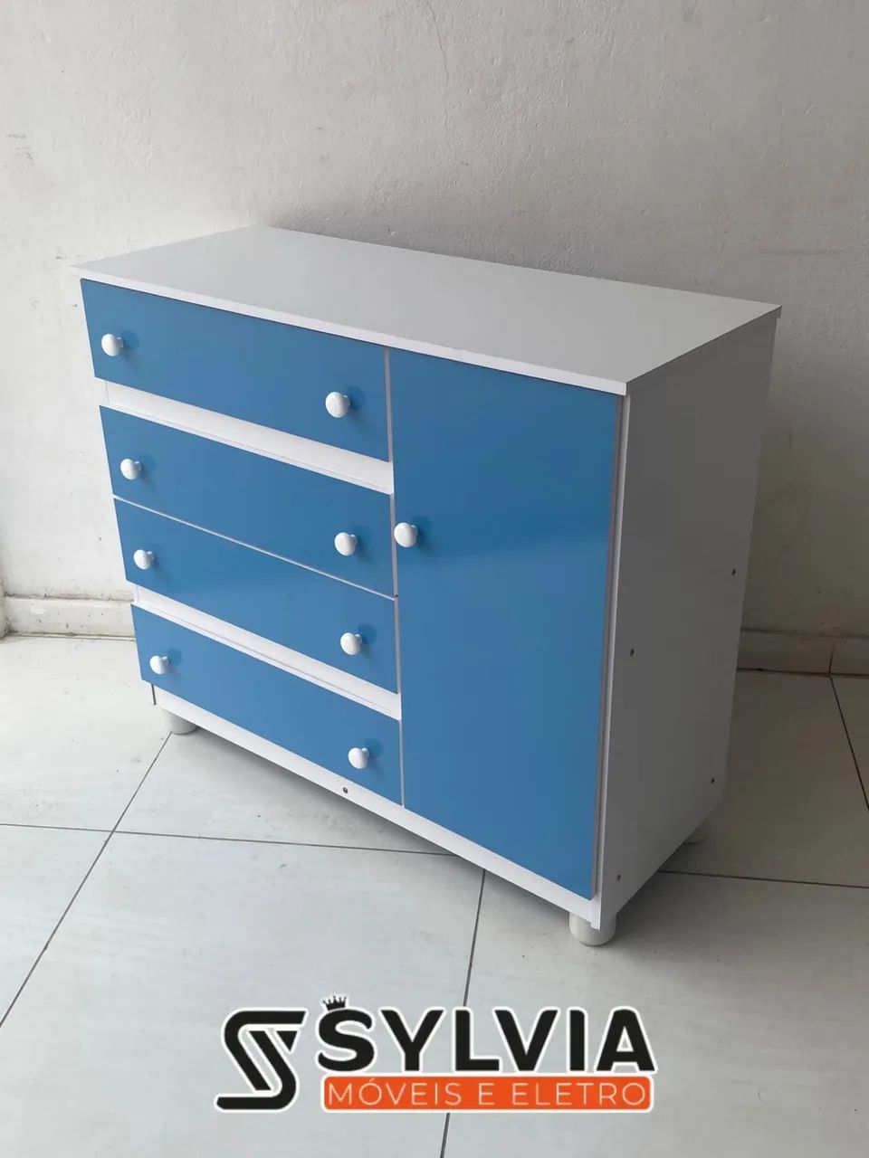 CÔMODA 4 GAVETAS COM SAPATEIRA DE MDF  - Foto 5