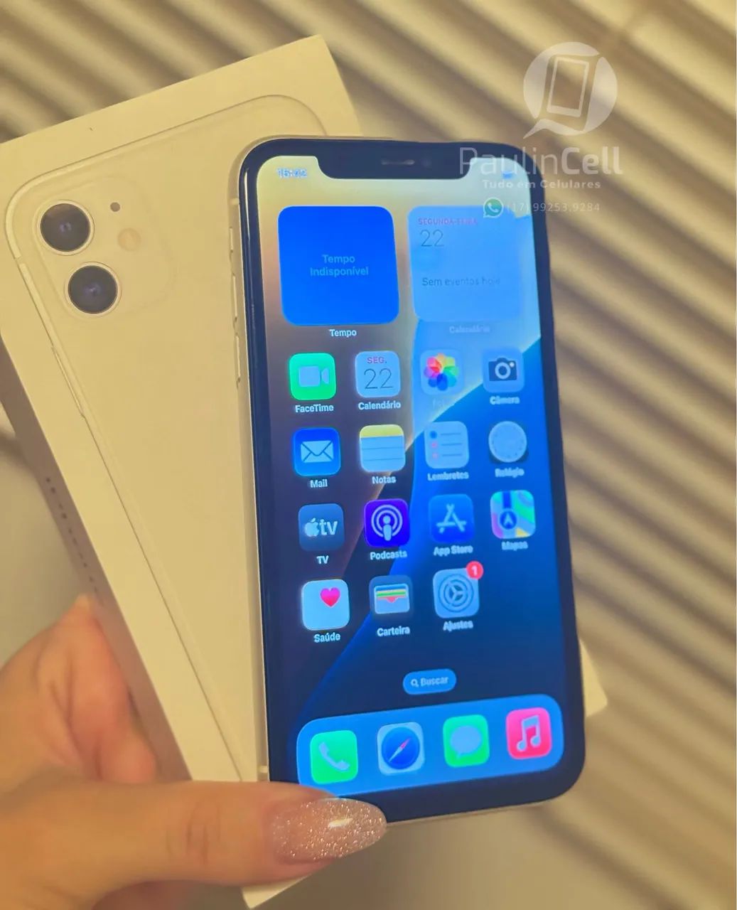 IPhone 11 128gb branco completo  - Foto 5
