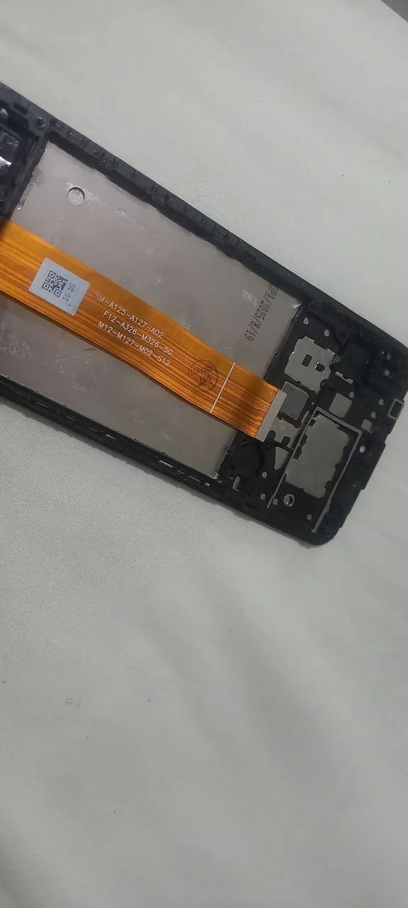 Tela Frontal Display Touch LCD A12 Com Aro (SEMI NOVA) - Foto 3