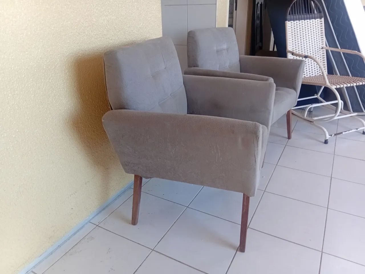 Vendo duas cadeiras para sala,quarto - Foto 2