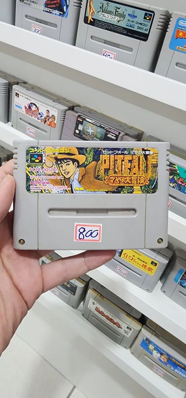Pitfall Super Famicom JAPONÊS Original 