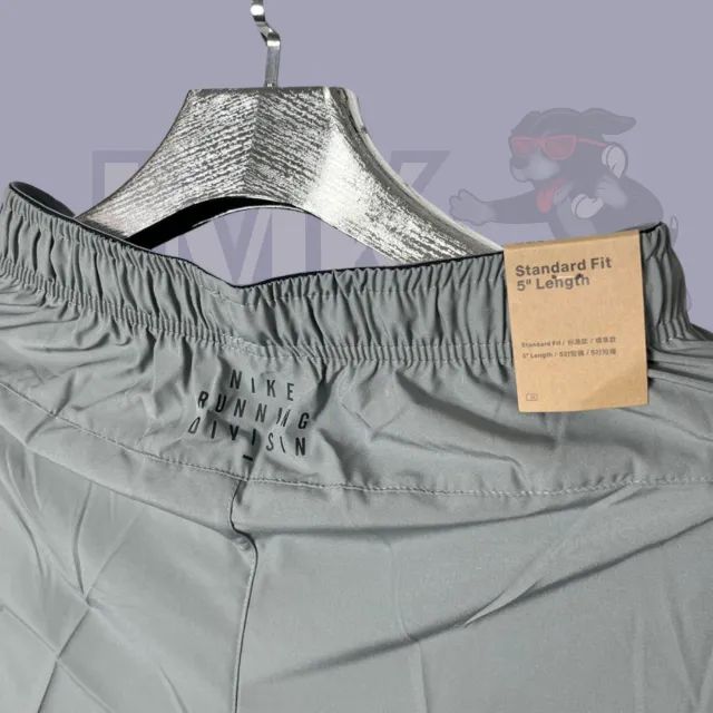 Shorts Nike Dri-Fit 'Running Division' Cinza - Foto 5