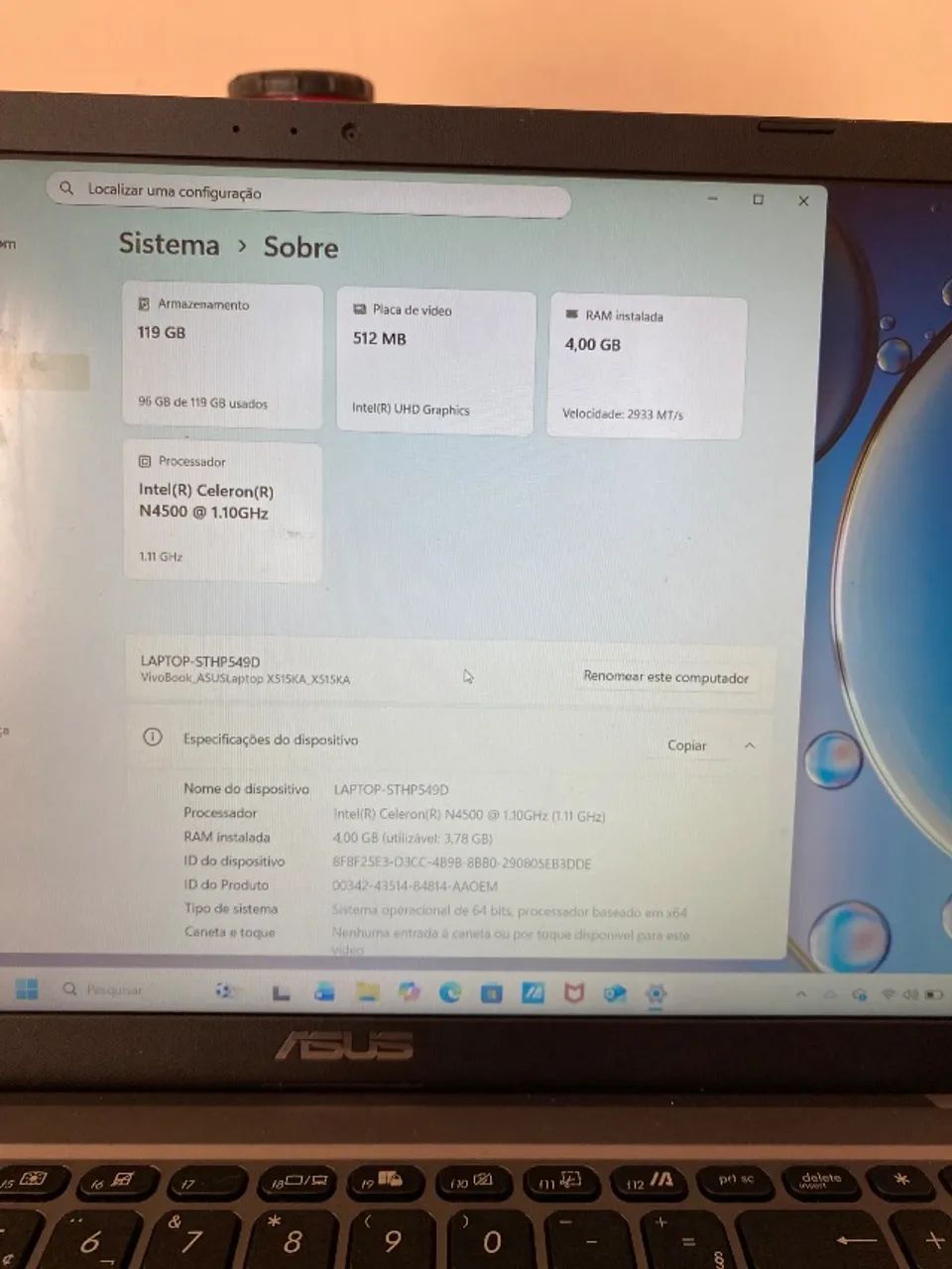 Notebook ASUS X515KA - Foto 3