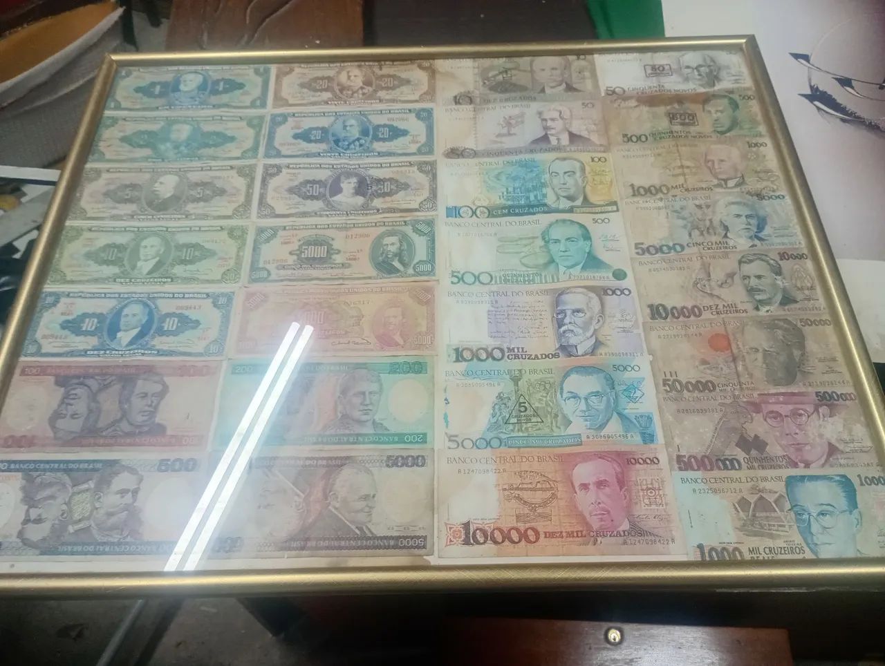 Notas Antigas em Quadro - Foto 3