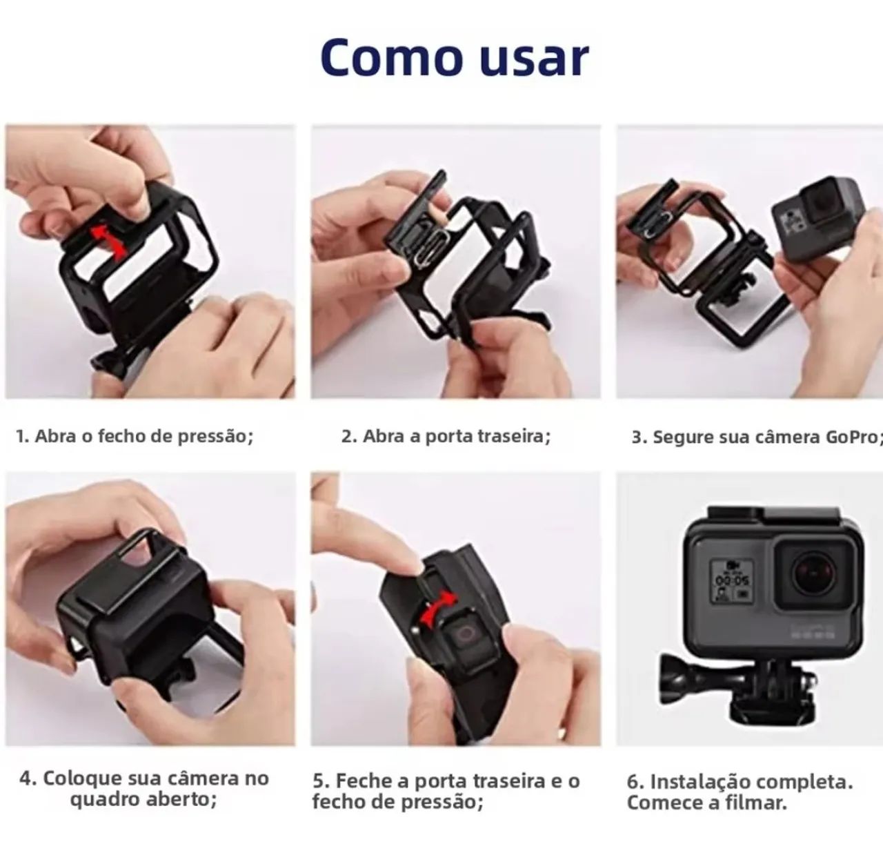 Suporte para câmera Gopro  - Foto 5