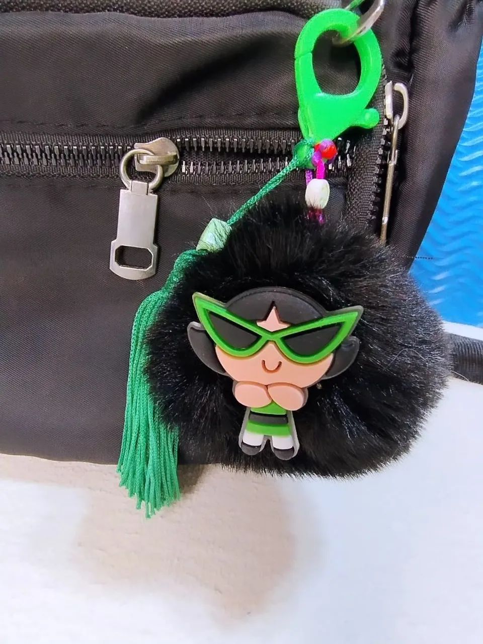 Chaveiro pompom Docinho Meninas Super poderosas 