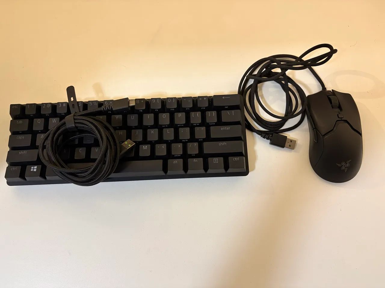 Kit teclado e mouse razer: huntsman mini e viper mini  - Foto 5