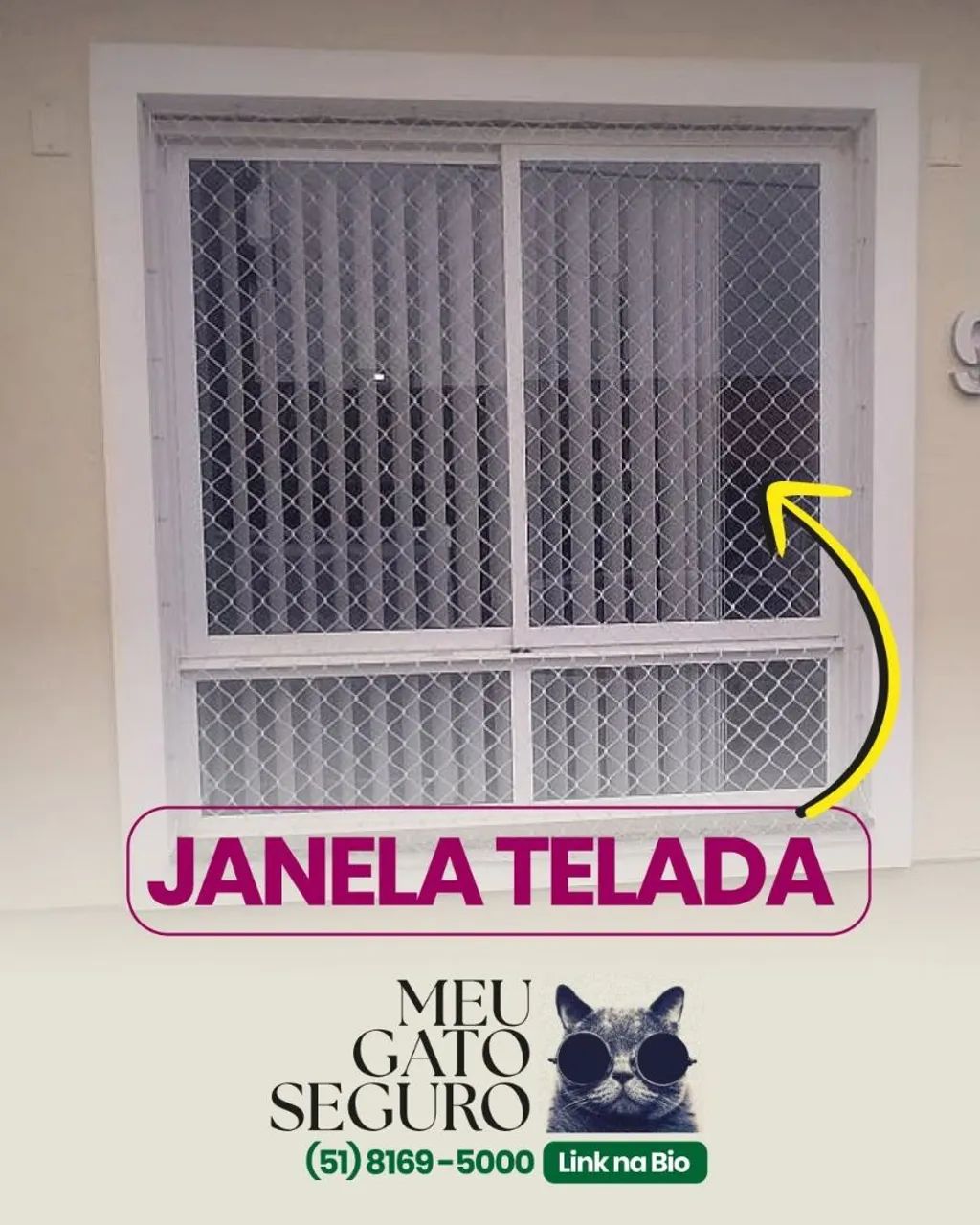 Instalamos redes de proteção para gatos e humanos  - Foto 2