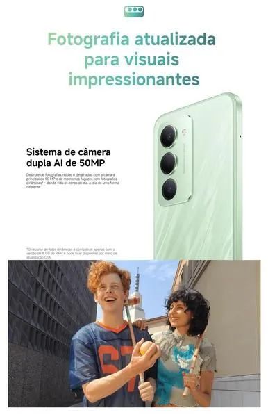 Celular Xiaomi Redmi 15 4G 144Hz 7000mAh 50MP IA Android 15 - Foto 4