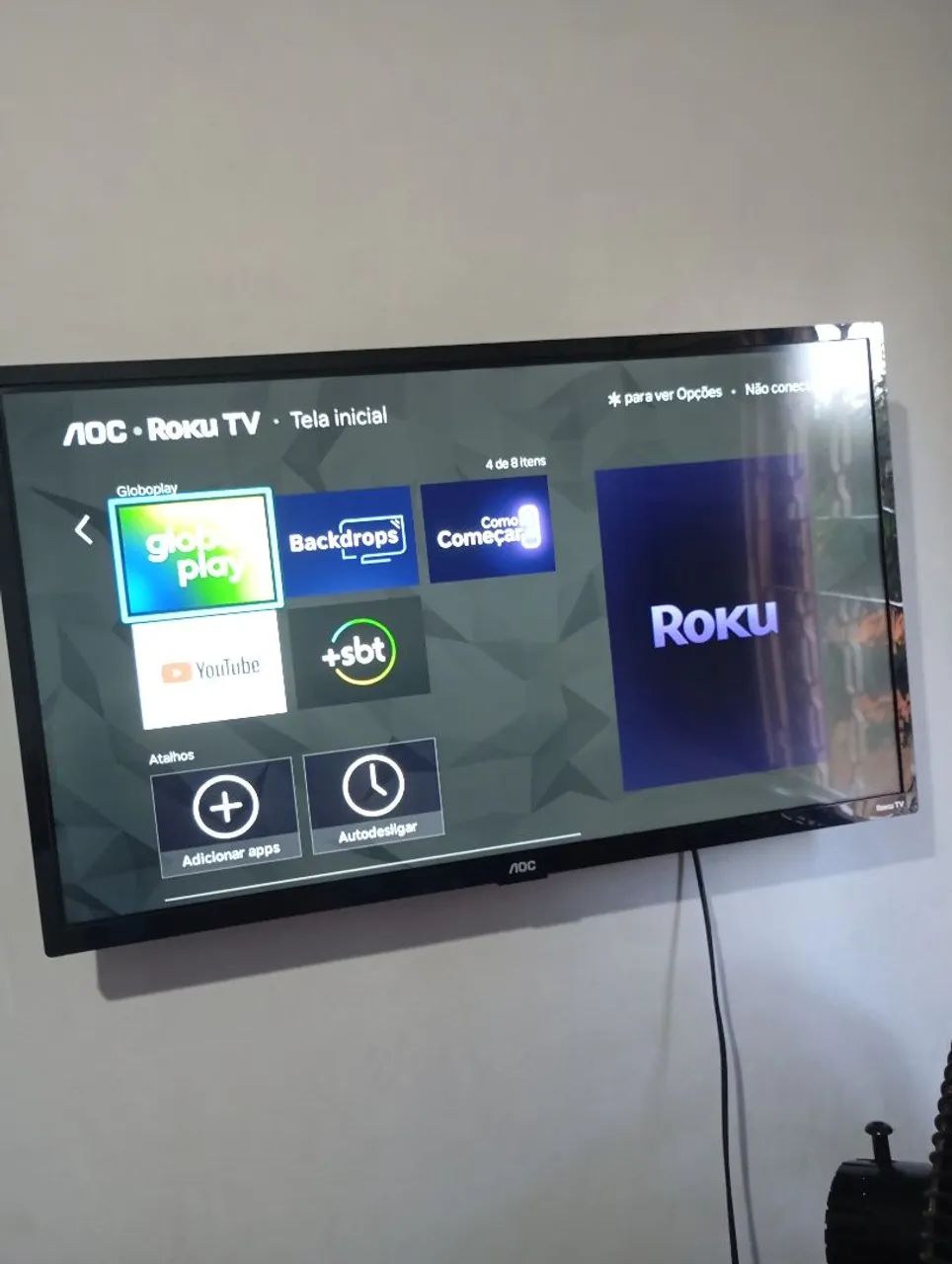 tv smart roku 32 polegadas 