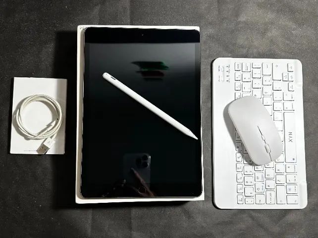 iPad 7ª Geração 32GB Space Gray Completo na Caixa - OLX Pay - Faço Troca e Parcelo 18x 