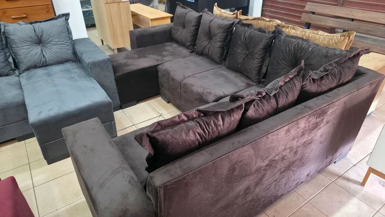Sofa de canto com chaise novo  - Foto 2