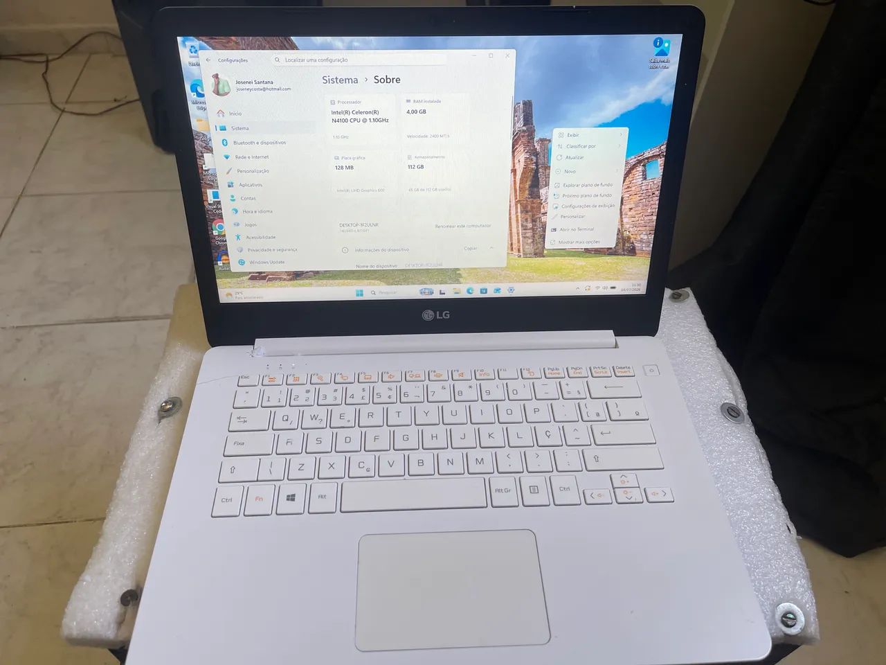 Notebook LG