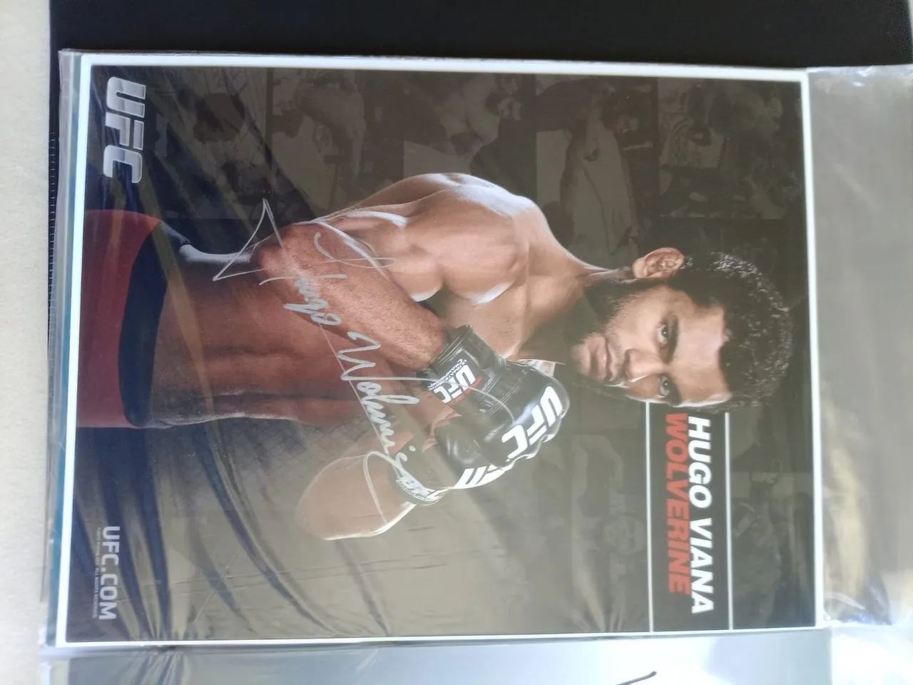 Poster de Lutadores UFC Autografado - Foto 5