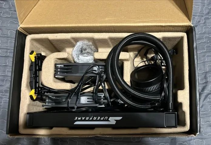 Water Cooler Superframe Isengard Smart 240mm Argb Com Tela Display Digital