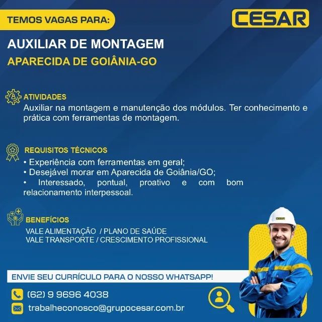 AUXILIAR DE PRODUÇÃO