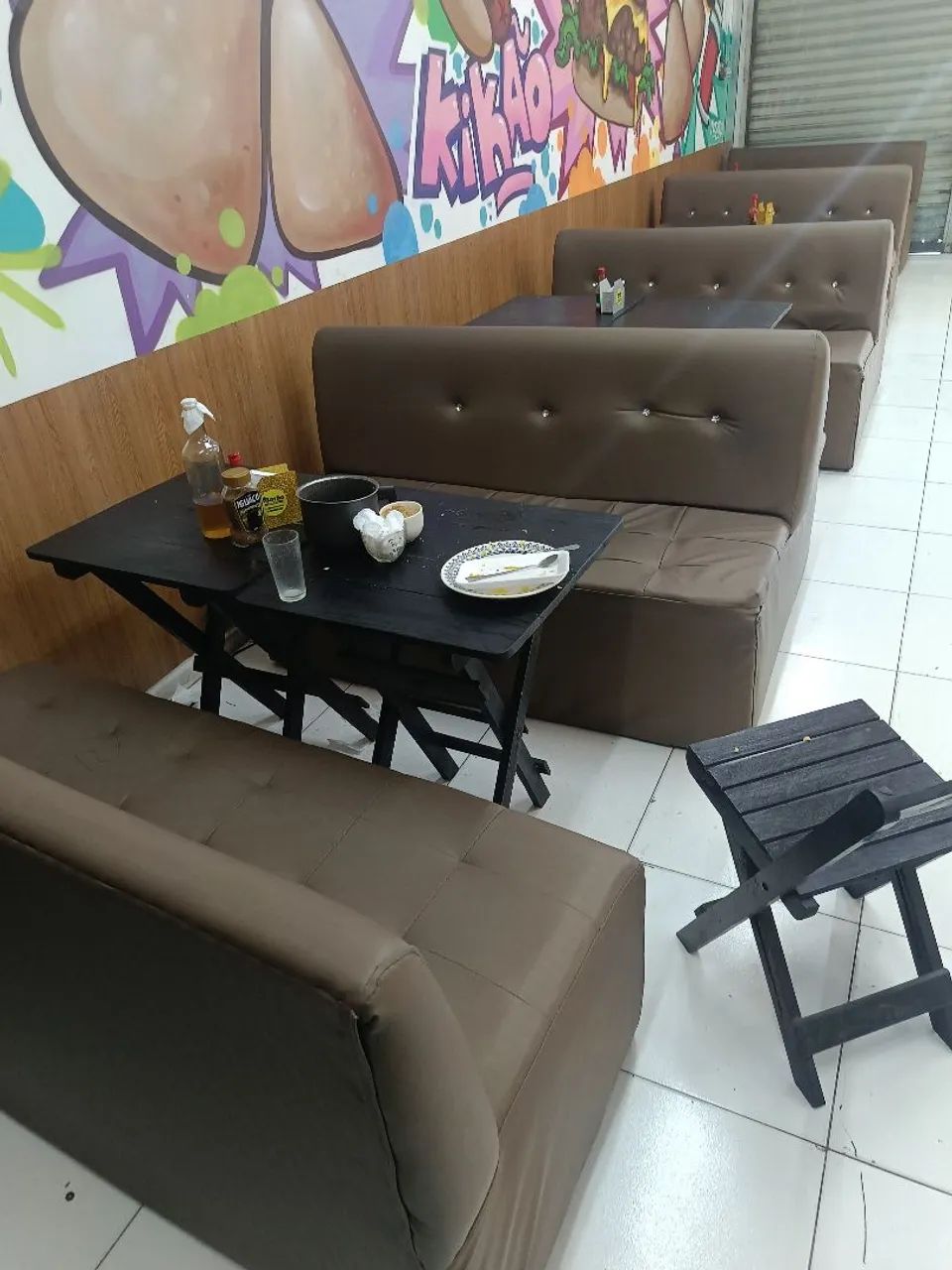 Sofá para lanche 