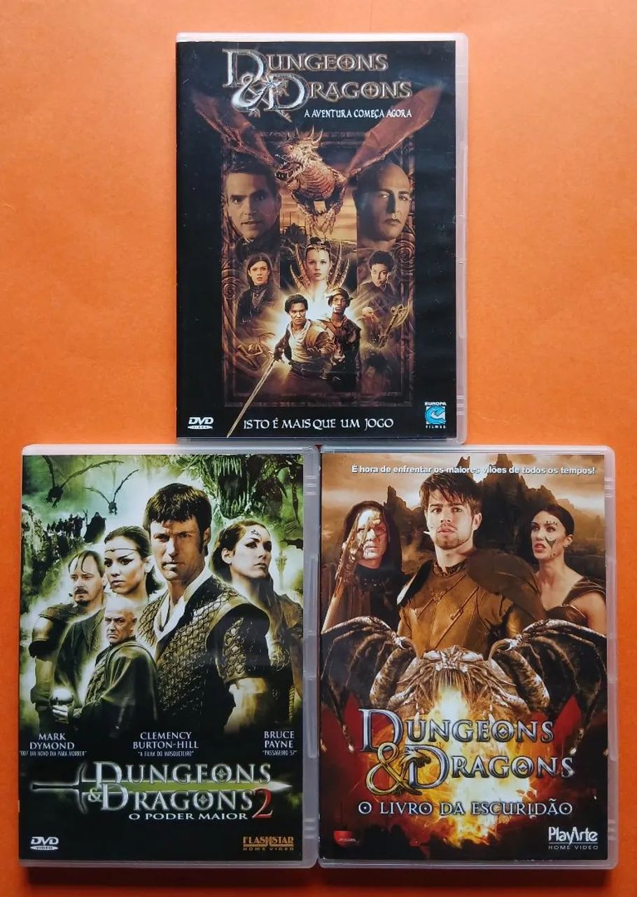 Dvd Trilogia Dungeons e Dragons 