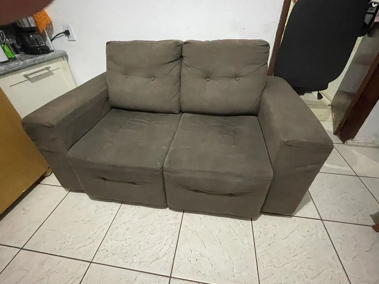 Sofá cama 2 lugares super acolchoado  - Foto 2
