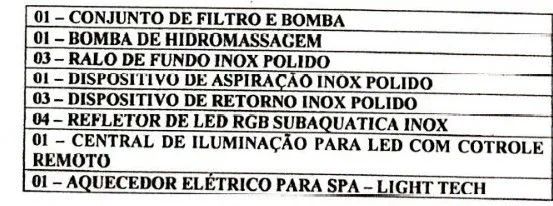 Material para piscina