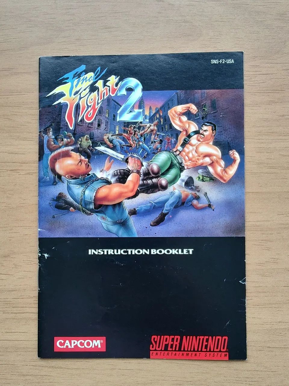 Manual Original Final Fight 2 SNES