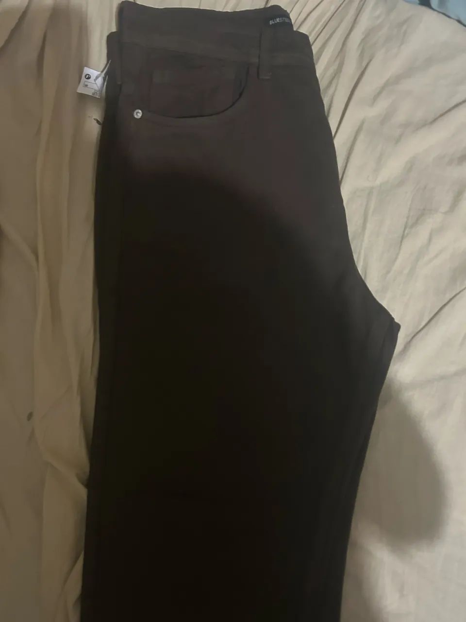 calça jeans marrom, Nova. Nunca usada. - Foto 3