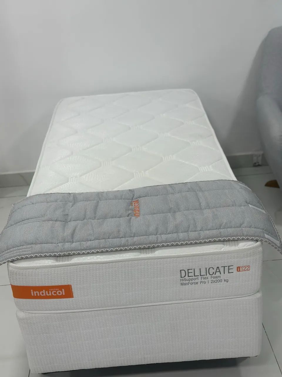 CAMA BOX MOLAS DELLICATE SOLTEIRO INDUCOL - Foto 2