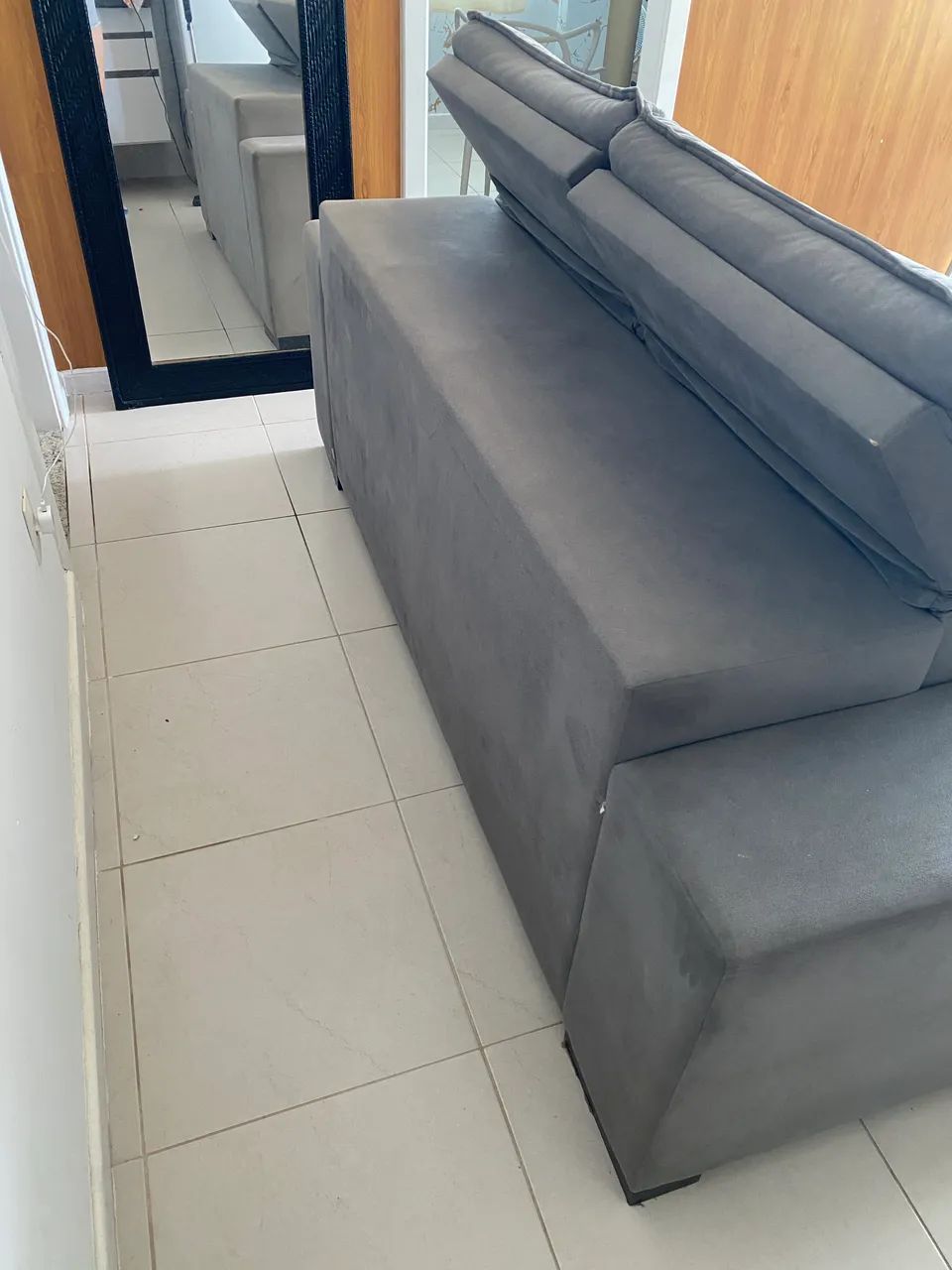 Sofá Cinza Retrátil  - Foto 4