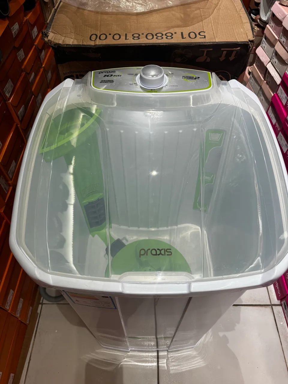 LAVADORA SEMI-AUTOMÁTICA PRÁXIS 10KG - Foto 2