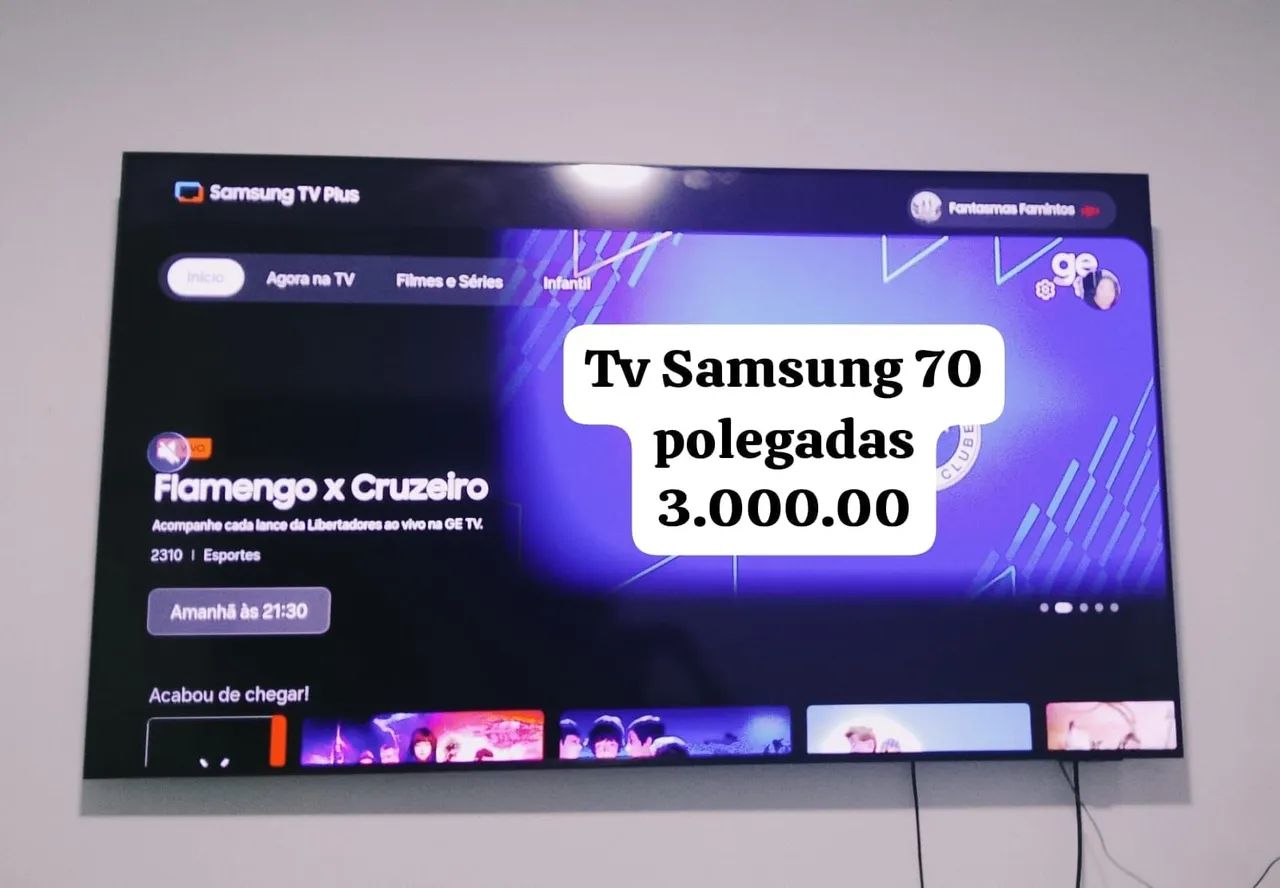 TV Samsung Smart 70 polegadas 