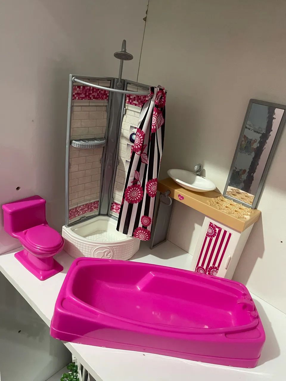 Banheiro Barbie rosa 