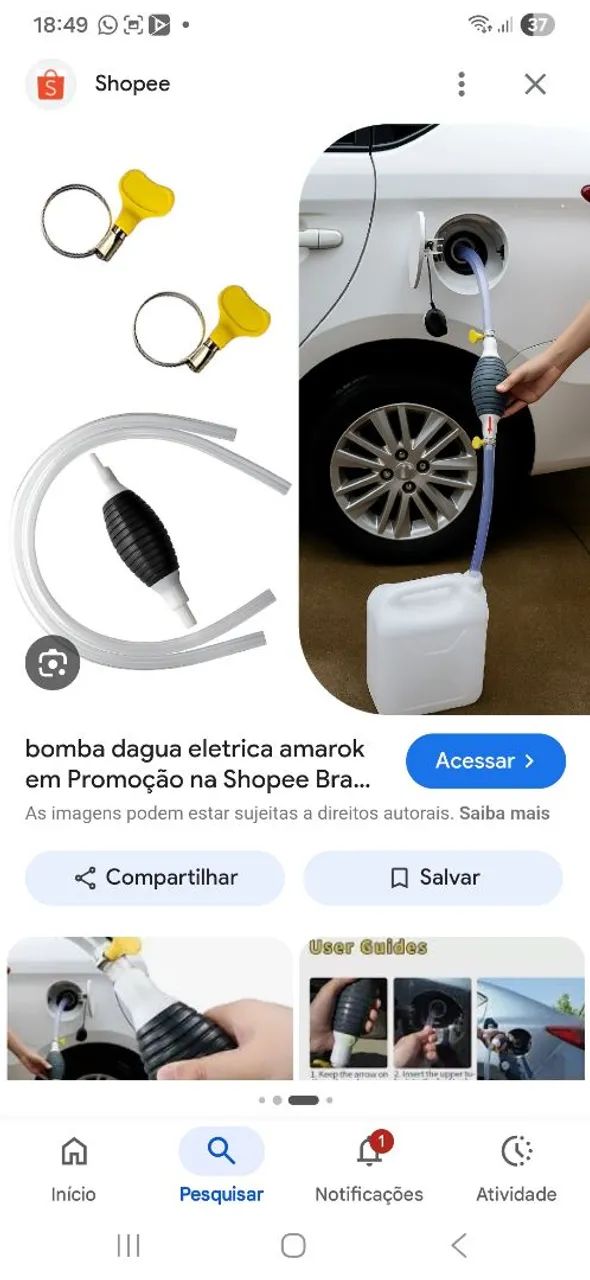 BOMBA DE SUCÇÃO MANUAL  - Foto 3