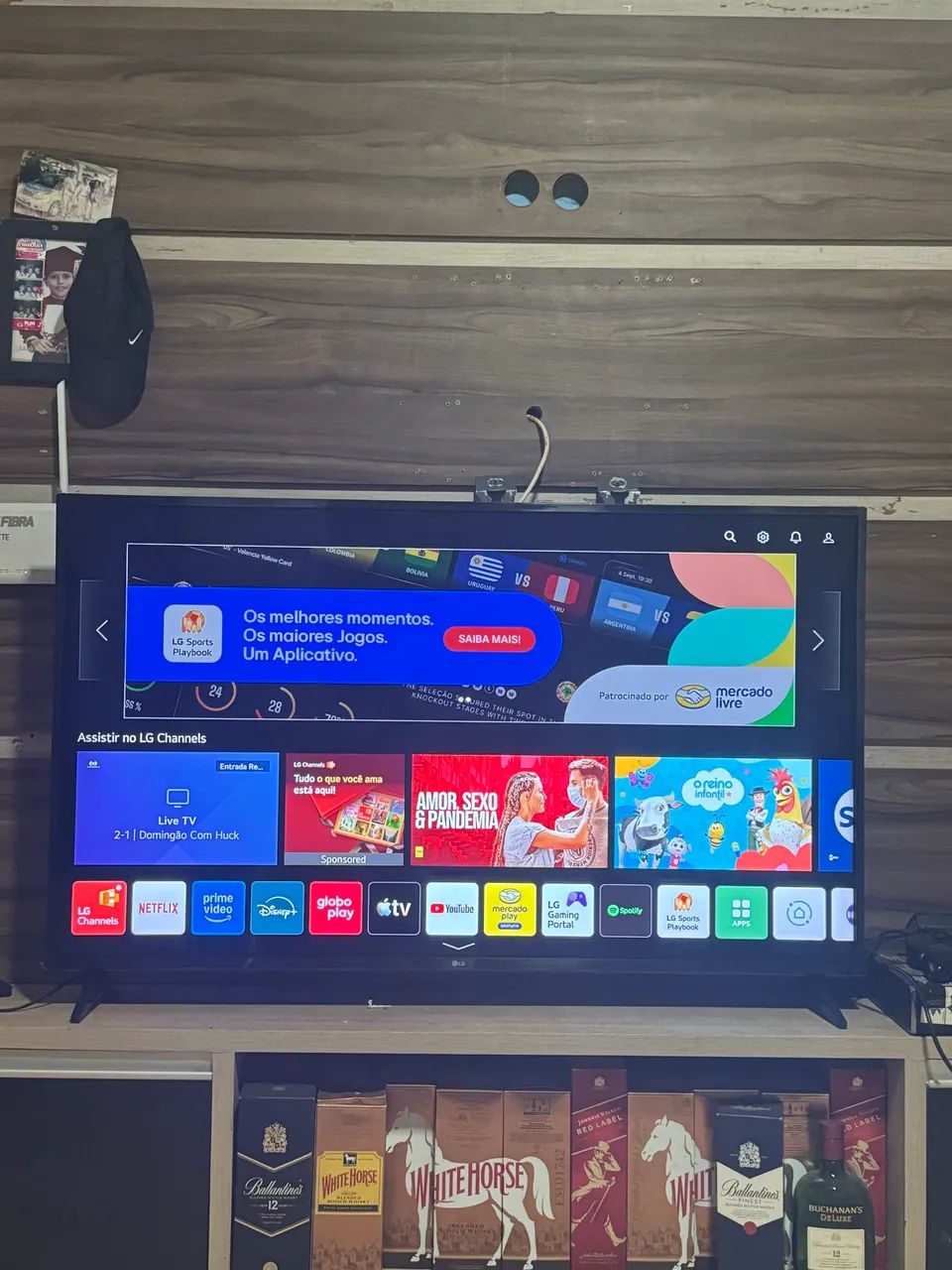 Tv LG 4k 55 polegadas com comando de voz Bluetooth Alexa 