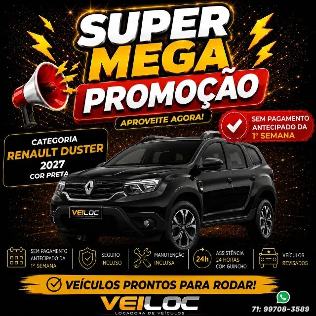 Duster 1.6 COM GNV E FLEX UBER BLACK (APP 99POP,INDRIVER)
