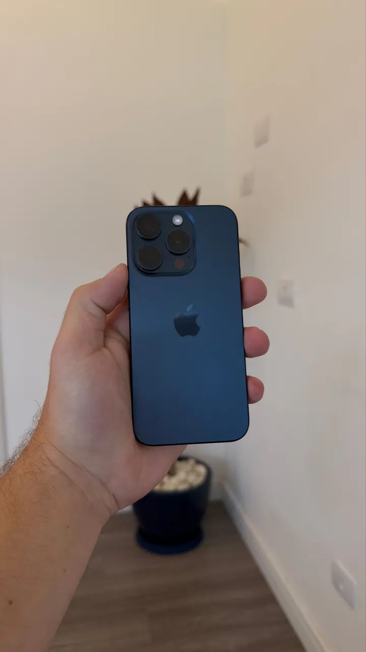 iPhone 15 pro 256gb azul  - Foto 4
