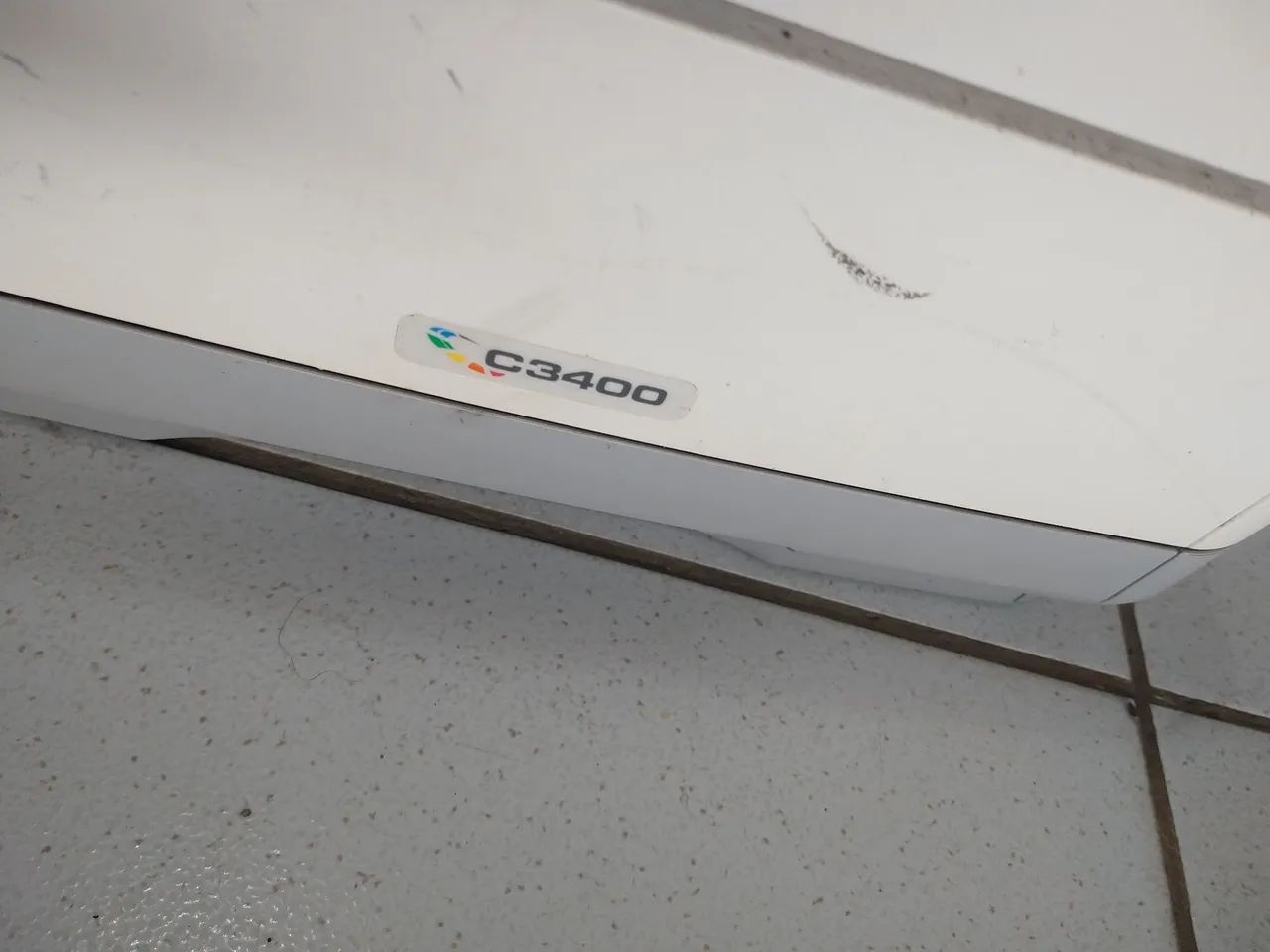 impressora oki antigo colorida 