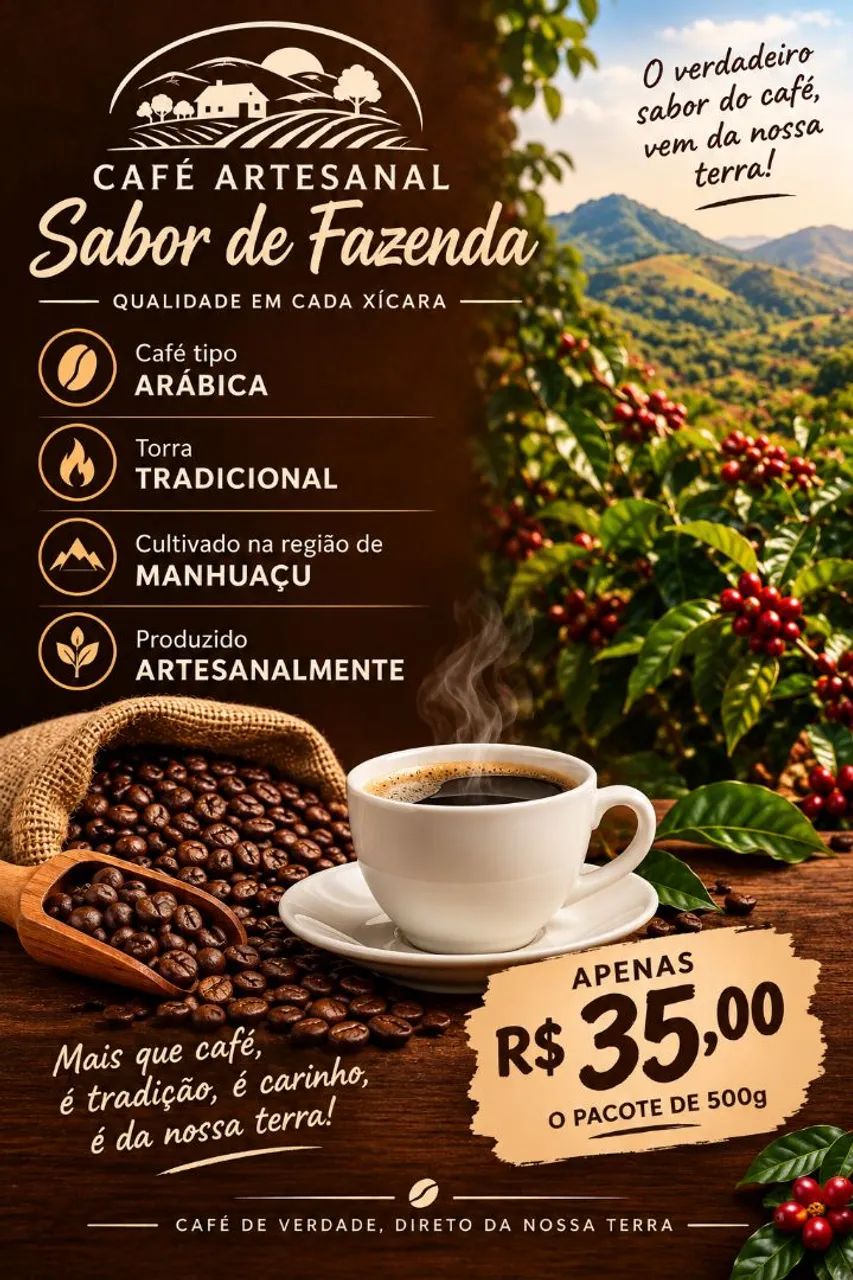 Café artesanal 500g