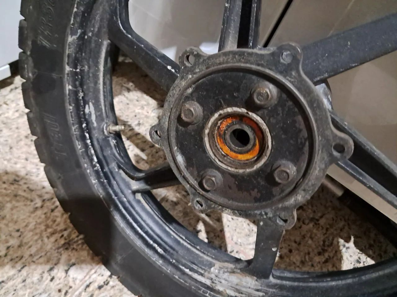 Roda traseira da broca 2009/2014 moto 